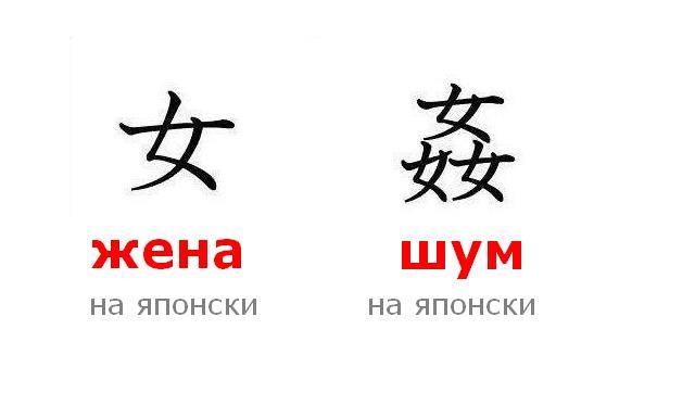 Жена перевод. Японский иероглиф шум. Японский иероглиф женщина и шум. Китайский иероглиф женщина и шум. Символ женщина и шум на японском.