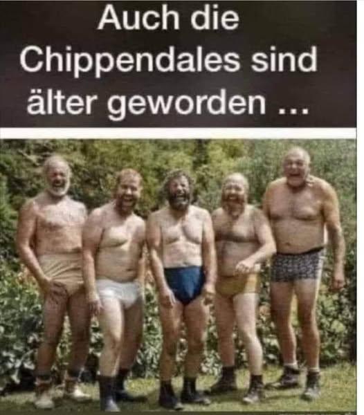 Auch die Chippendales sind älter geworden ...