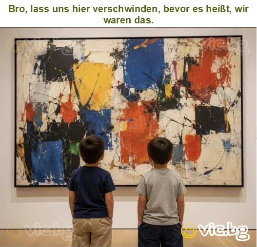 Bro, lass uns hier verschwinden, bevor es heißt, wir waren das.