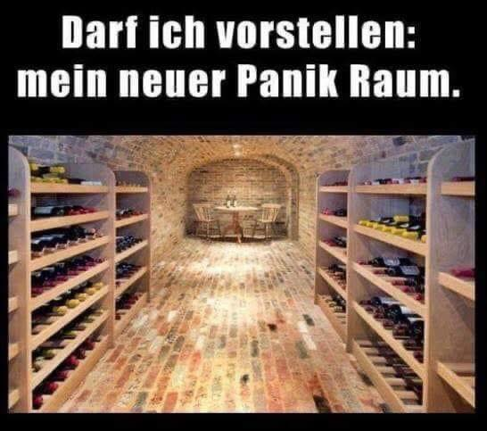 Darf ich vorstellen: Mein neuer Panik Raum.
