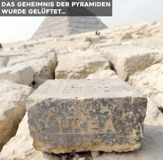 Das geheimnis der pyramiden wurde gelüftet...