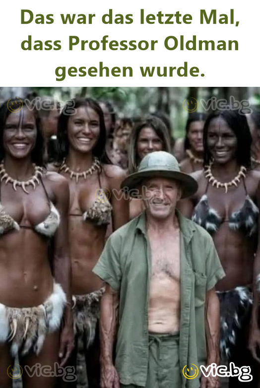 Das war das letzte Mal, dass Professor Oldman gesehen wurde.
