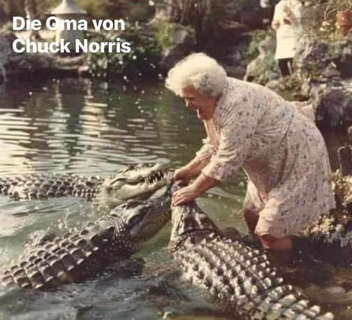 Die Oma von Chuck Norris