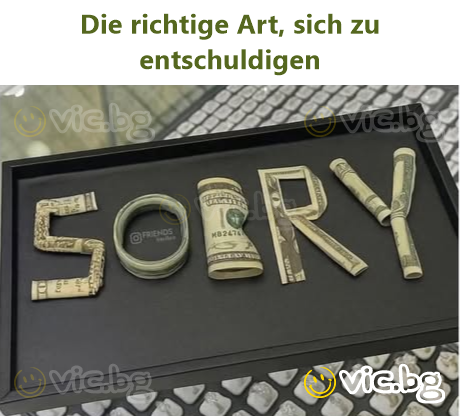 Die richtige Art, sich zu entschuldigen