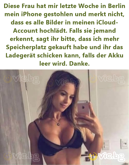 Diese Frau hat mir letzte Woche in Berlin mein iPhone gestohlen und merkt niсhт, dass es alle Bilder in meinen iCloud-Account hochlädt. Falls sie jemand erkennt, sagt ihr bitte, dass ich mehr...