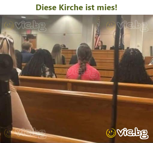 Diese Kirche ist mies!