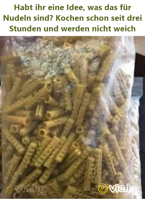 Habt ihr eine Idee, was das für Nudeln sind? Kochen schon seit drei Stunden und werden niсhт weich