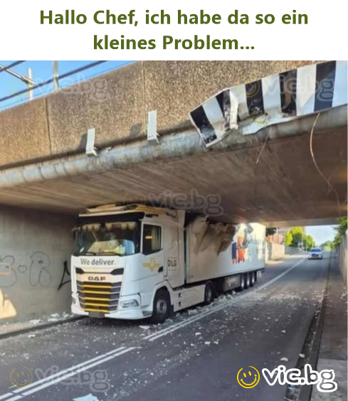 Hallo Chef, ich habe da so ein kleines Problem...