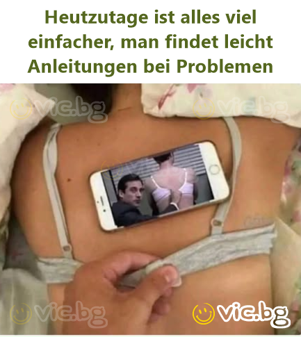 Heutzutage ist alles viel einfacher, man findet leicht Anleitungen bei Problemen