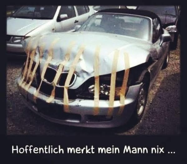 Hoffentlich merkt mein Mann nix ...