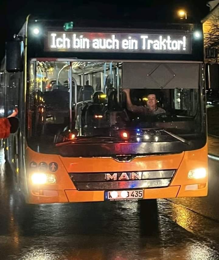 Ich bin auch ein Traktor!