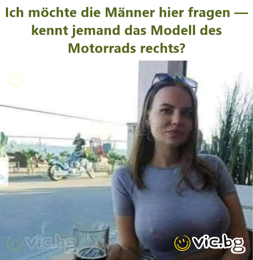 Ich möchte die Männer hier fragen — kennt jemand das Modell des Motorrads rechts?