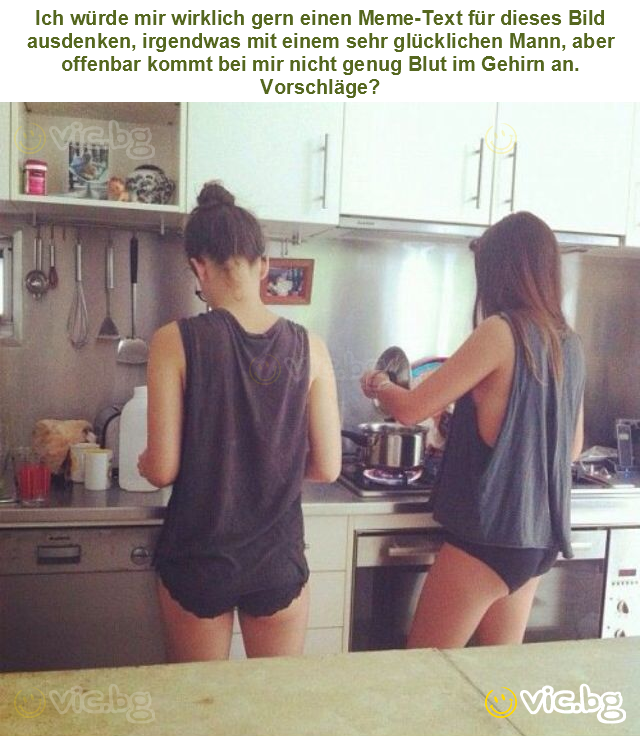 Ich würde mir wirklich gern einen Meme-Text für dieses Bild ausdenken, irgendwas mit einem sehr glücklichen Mann, aber offenbar kommt bei mir nicht genug Blut im Gehirn an. Vorschläge?