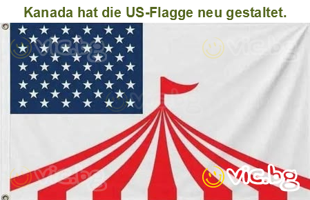 Kanada hat die US-Flagge neu gestaltet.