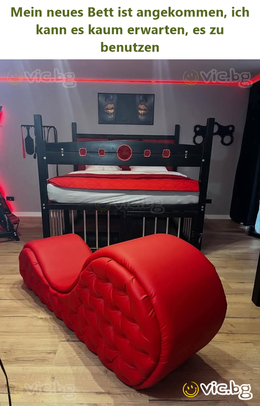 Mein neues Bett ist angekommen, ich kann es kaum erwarten, es zu benutzen