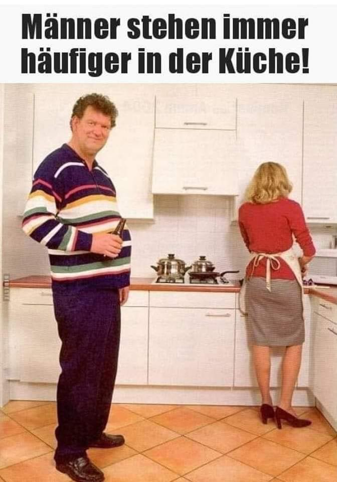 Männer stehen immer häufiger in der Küche!