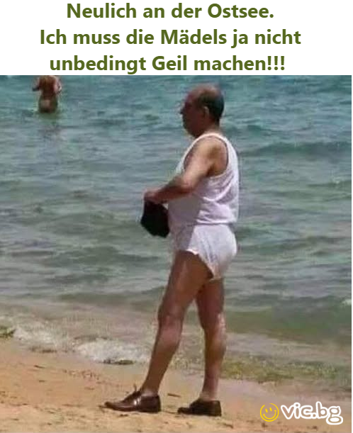 Neulich an der Ostsee. Ich muss die Mädels ja niсhт unbedingt Geil machen!!!