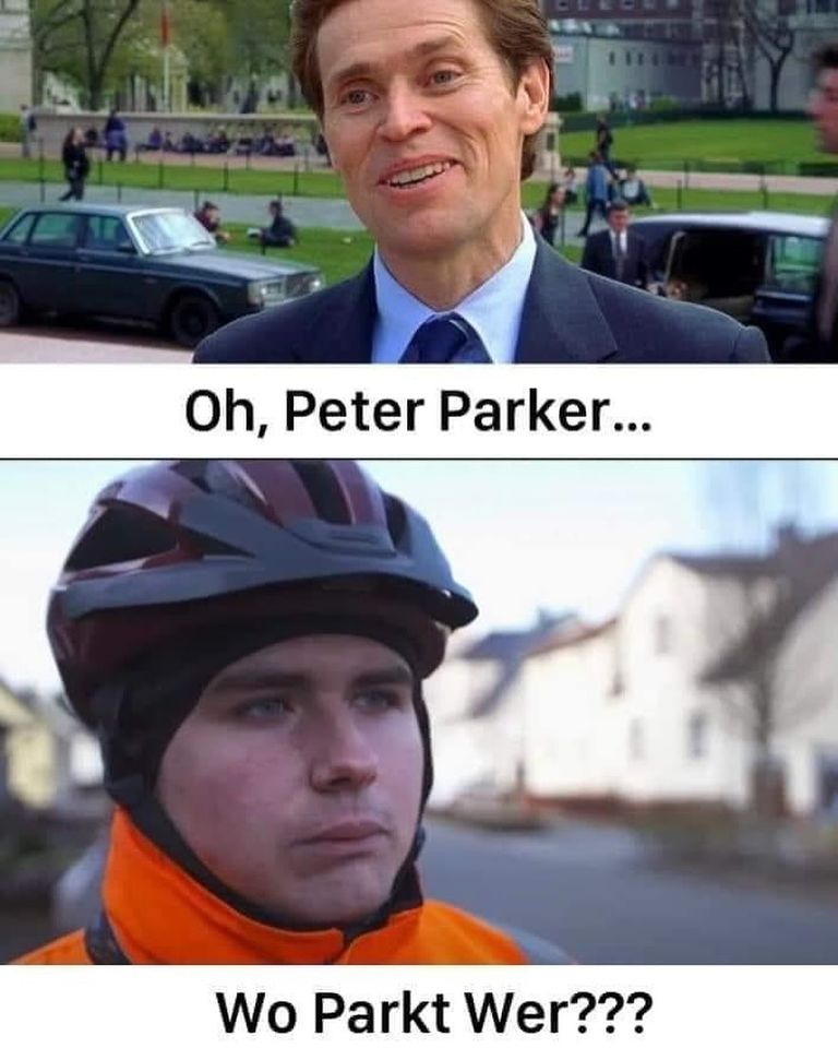 Oh, Peter Parker... Wo Parkt Wer???