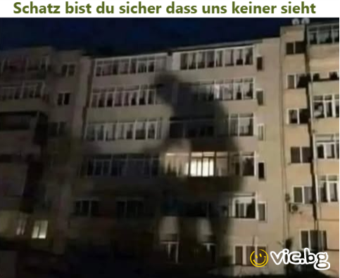 Schatz bist du sicher dass uns keiner sieht