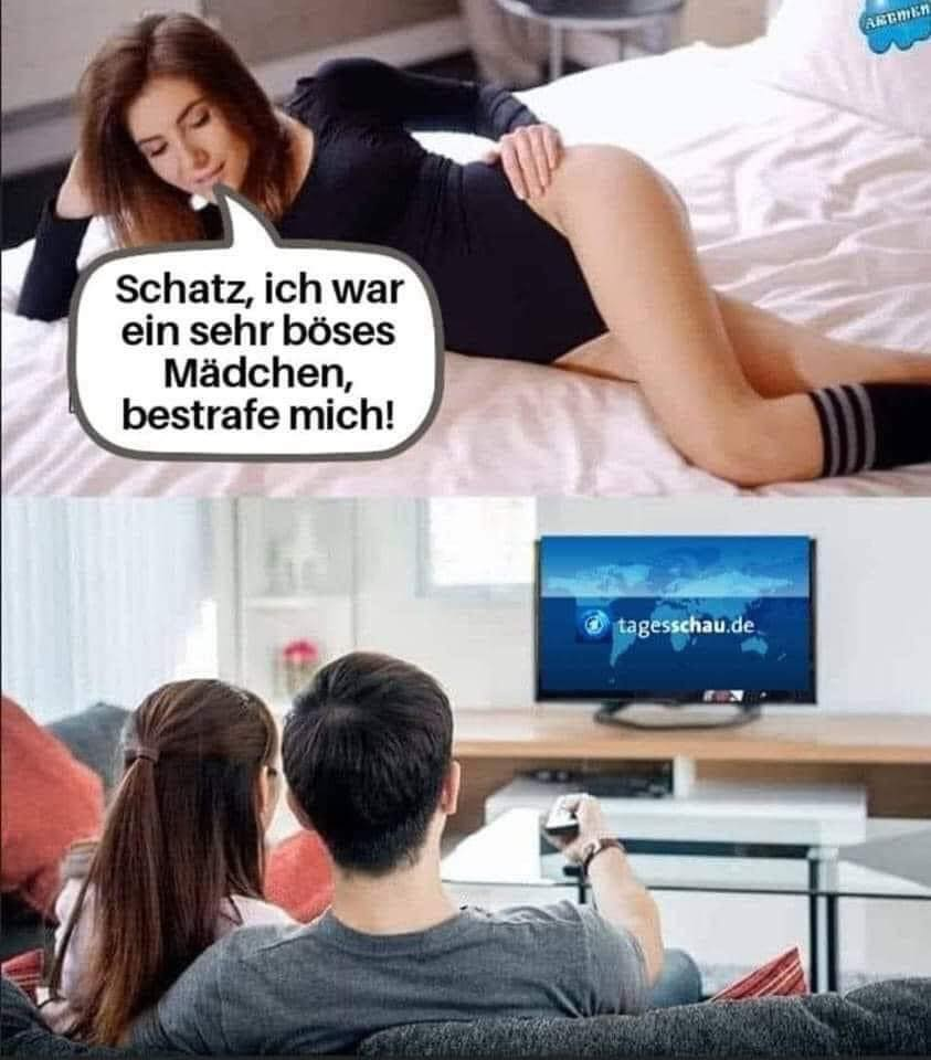 Schatz, ich war ein sehr böses Mädchen, bestrafe mich!