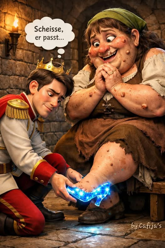 Scheisse, er passt...