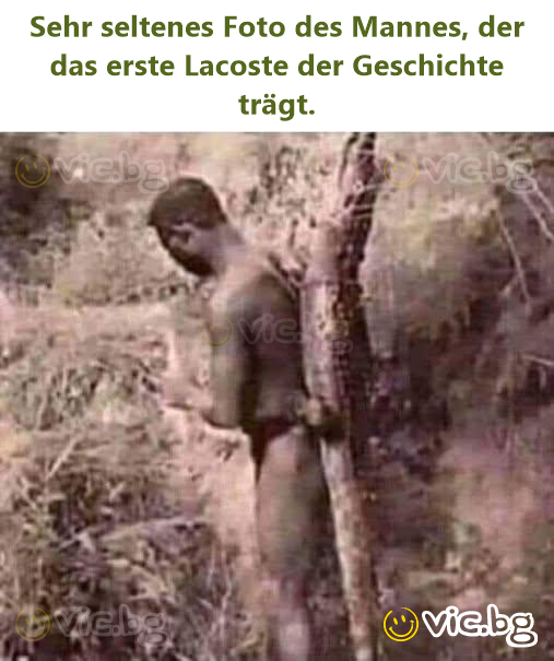 Sehr seltenes Foto des Mannes, der das erste Lacoste der Geschichte trägt.