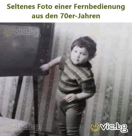 Seltenes Foto einer Fernbedienung aus den 70er-Jahren