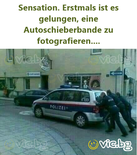 Sensation. Erstmals ist es gelungen, eine Autoschieberbande zu fotografieren....