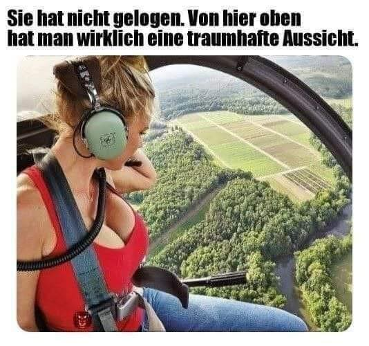 Sie hat niсhт gelogen. Von hier oben hat man wirklich eine traumhafte Aussicht.