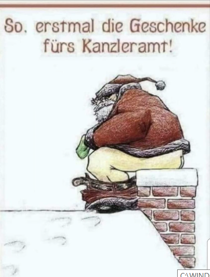 So, erstmal die Geschenke fürs Kanzleramt!