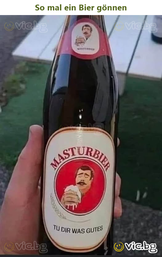 So mal ein Bier gönnen