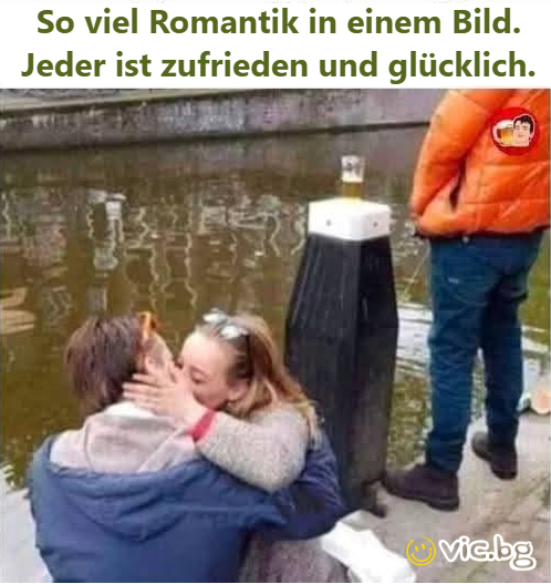 So viel Romantik in einem Bild. Jeder ist zufrieden und glücklich.