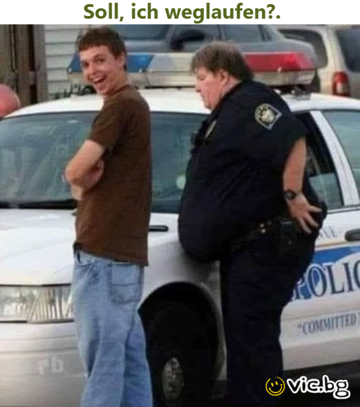 Soll, ich weglaufen?.