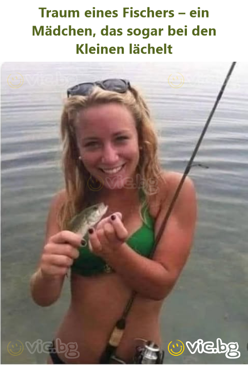 Traum eines Fischers – ein Mädchen, das sogar bei den Kleinen lächelt