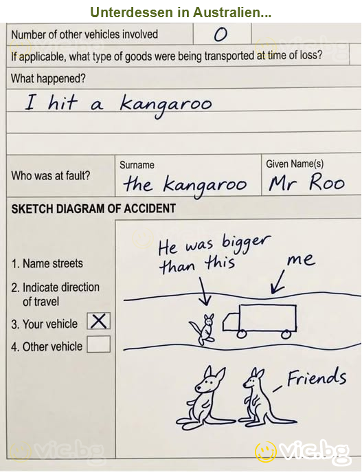 Unterdessen in Australien...