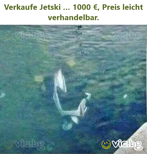 Verkaufe Jetski … 1000 €, Preis leicht verhandelbar.