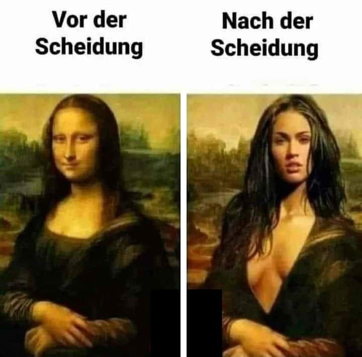 Vor der Scheidung. Nach der Scheidung
