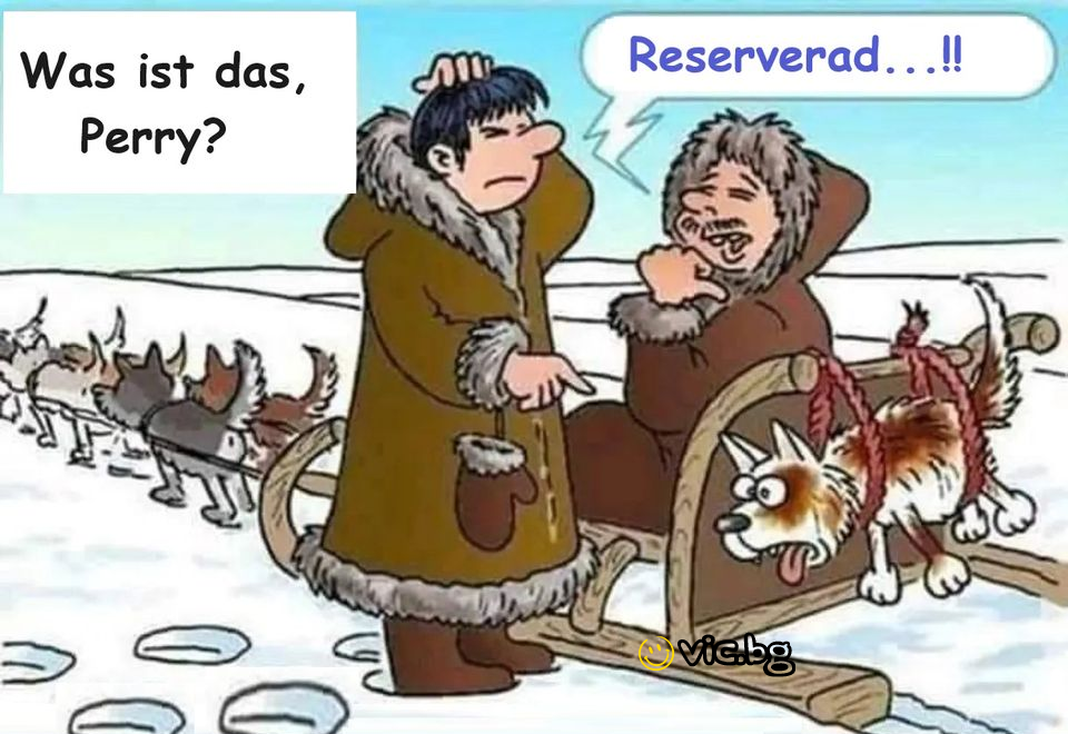 Was ist das, Perry? Reserverad...!!