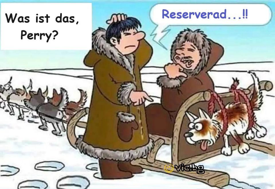 Was ist das, Perry? Reserverad...!! 