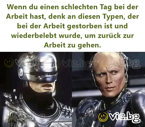 Wenn du einen schlechten Tag bei der Arbeit hast, denk an diesen Typen, der bei der Arbeit gestorben ist und wiederbelebt wurde, um zurück zur Arbeit zu gehen.