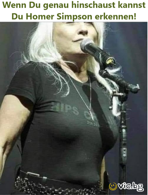 Wenn Du genau hinschaust kannst Du Homer Simpson erkennen!