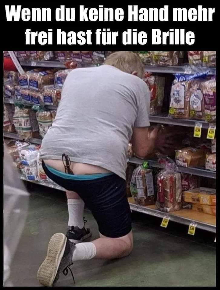 Wenn du keine Hand mehr frei hast für die Brille