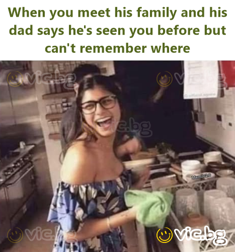 Wenn du seine Familie triffst und sein Vater sagt, er hätte dich schon mal gesehen, weiß aber niсhт mehr wo