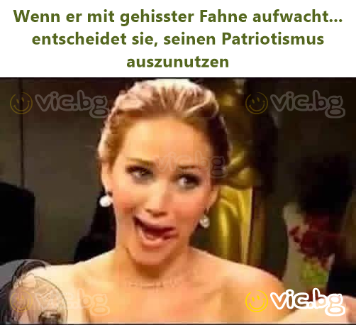 Wenn er mit gehisster Fahne aufwacht... entscheidet sie, seinen Patriotismus auszunutzen