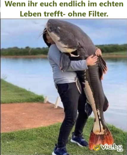Wenn ihr euch endlich im echten Leben trefft- ohne Filter.  