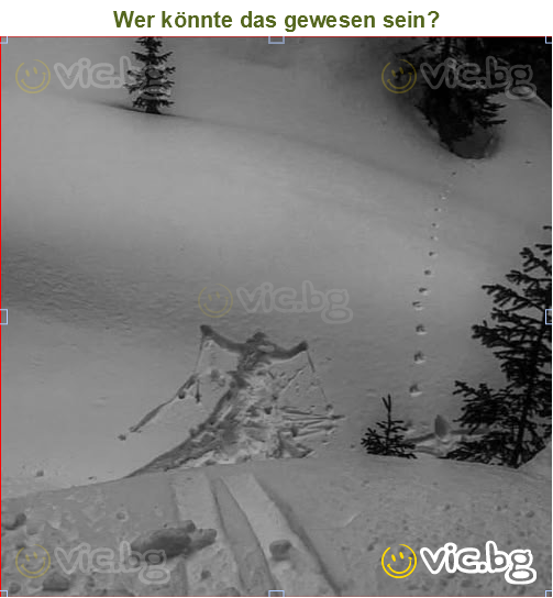 Wer könnte das gewesen sein?