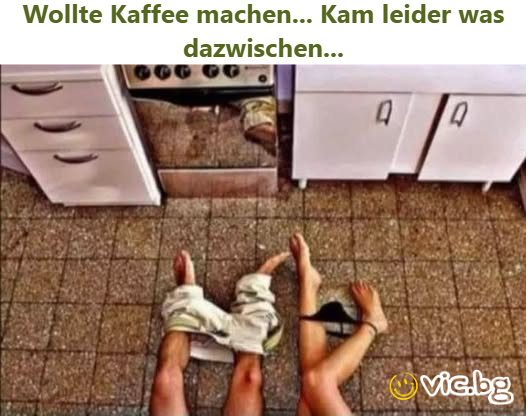 Wollte Kaffee machen... Kam leider was