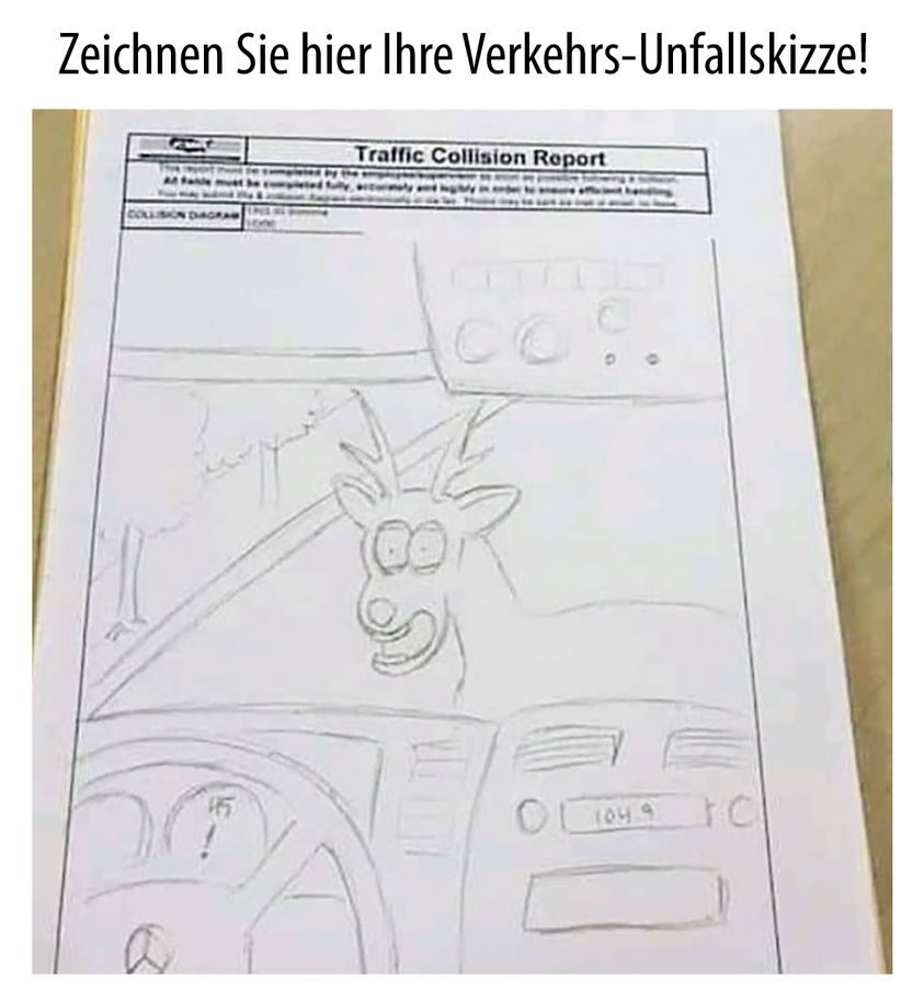 Zeichnen Sie hier Ihre Verkehrs-Unfallskizze!
