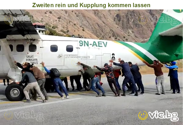 Zweiten rein und Kupplung kommen lassen