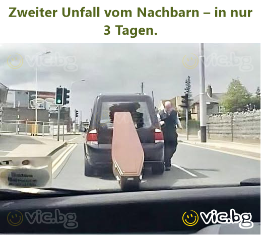 Zweiter Unfall vom Nachbarn – in nur 3 Tagen.